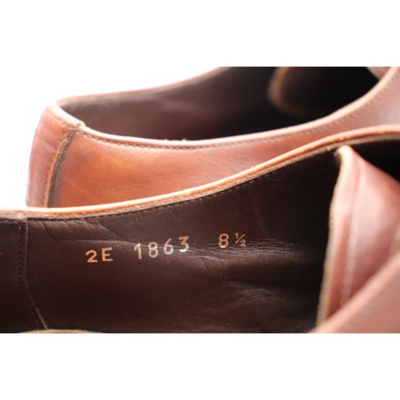 Prada Shoes Men's UK Size 8.5 2E Brown Leather Derby Cap Toe Lace-Up - Picture 3 of 12